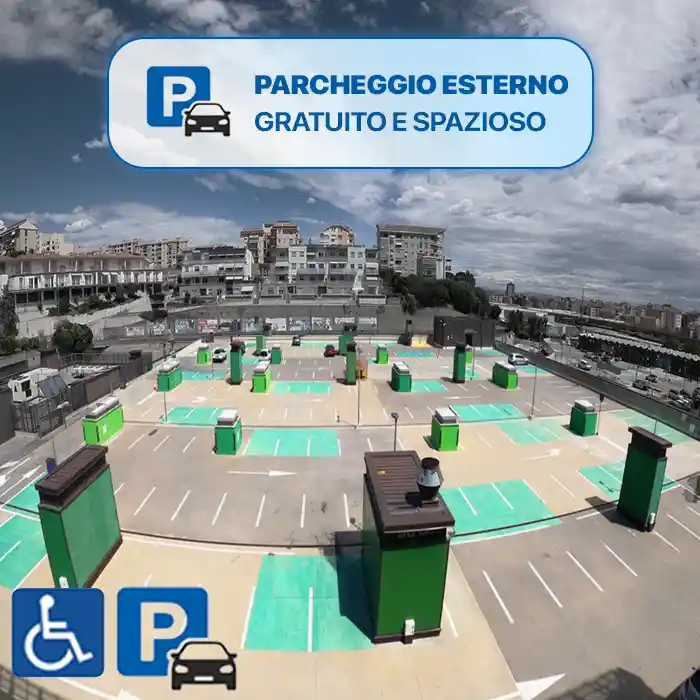 Parcheggio esterno gratuito di Odontoiatrika a Savona